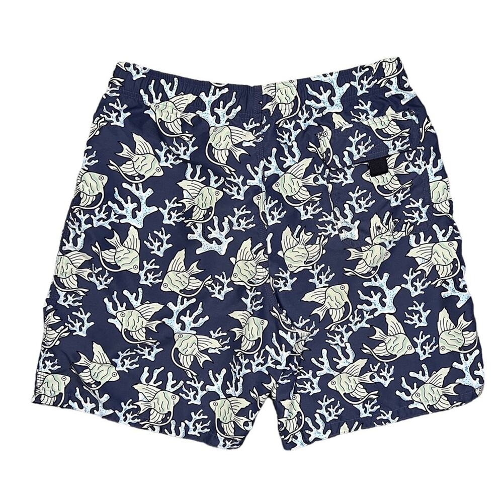 Vineyard Vines Coral Angel Fish Tropical Print 7” Board Shorts Trunks Mens MED - Picture 2 of 6